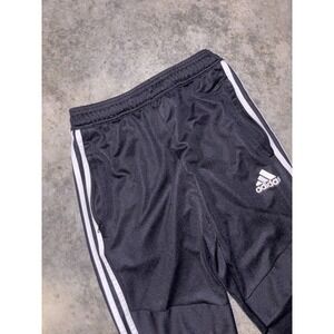 Adidas Aeroready Track Pants Mens Small Black 3 Stripes Athleisure Ankle Zip